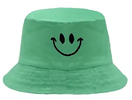 JAZAA Bucket Hat for Women Men Teens Reversible Summer Beach Sun Hat Packable Fisherman Cap for Travel Outdoor Hiking Beige (Light Green)-thumb1