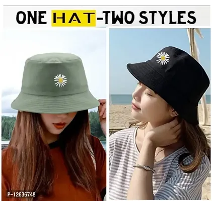 Bucket Hat for Women Men Teens Reversible Summer Beach Sun Hat Packable Fisherman Cap for Travel Outdoor Hiking-thumb2