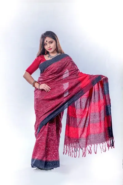 Elegant Art Silk Saree without Blouse piece