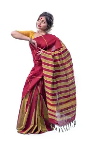 Attractive Cotton Woven Design Saree with Blouse piece-thumb2