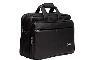 Executive PU Foam Leather Expandable Laptop Messenger Bags-thumb1