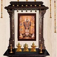 ABI Groups Asta Lakshmi with Tirupathi Balaji God Photo Frame with Matt Finish(13x10 inches,multicolor) For wall pooja room big size wall hangings decoration spiritual-thumb3