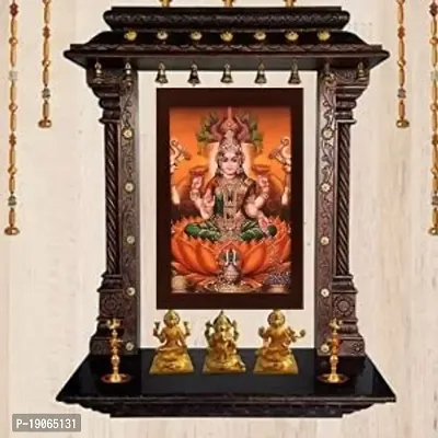 ABI Groups Lakshmi God photo frame with matt finish(13x10 inches,multicolor) For wall pooja room big size wall hangings decoration spiritual-thumb5
