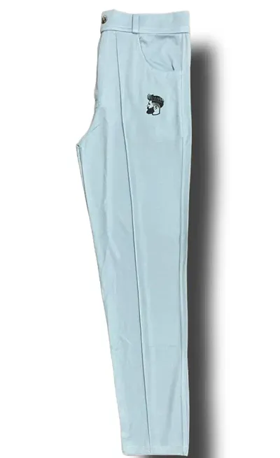 Trendy Polyester Regular Track Pants For Men 
