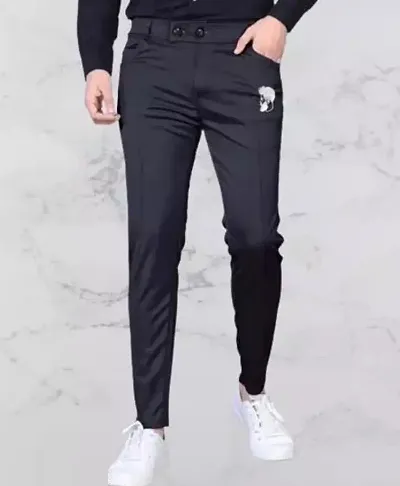 New Trendy Man's Lower Lycra Blend Pant's For Man (Pack of 1)