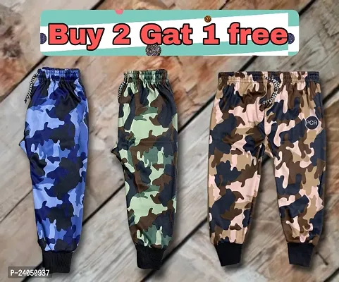 Trendy Army Pyjama for baby boys  baby girls multicolor fauji lower for kids (BUY 2 GET 1 FREE)-thumb0