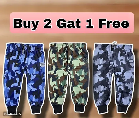 Unique Kids Fauji trackpant multicolor lower for boys (BUY 2 GET 1 FREE)