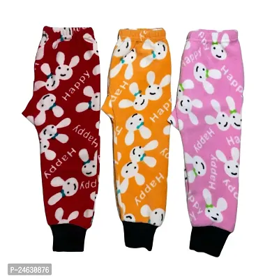 Happy Pyjama Woolen Multicolor  Multiprinted Pack of 3-thumb3