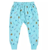 Classic Cotton Printed Pyjama for Kids Unisex, Pack of 3-thumb1