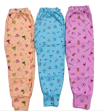 Kids Boys And Girls Winter Pyjama Combo Of 3 Multicolor