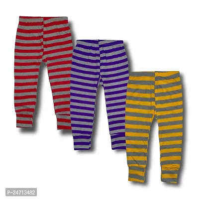 Black Lining Pyjama For Kids (Pack of 3) Multicolor