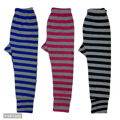 Black Lining Pyjama For Kids (Pack of 3) Multicolor-thumb2