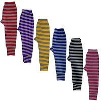 Winter Warm Lining Thermal Pajyamas for Unisex Baby's  Kids ( Pack of 6 Multicolor )-thumb3