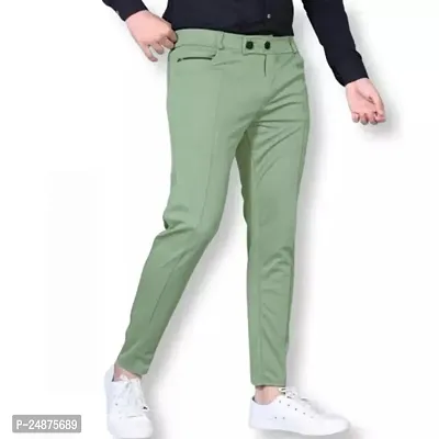 Classic Polyester Track Pants For Men