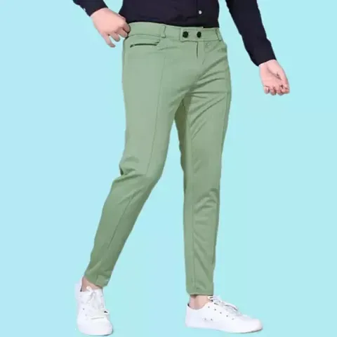 Classic Cotton Solid Track Pants for Men