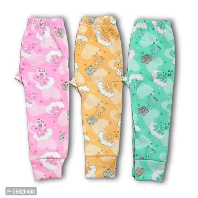Premium Kids Baby Boy and Girl Unisex Woolen Winter Warm| Lower Track Pants| Woolen Pajami/Pajama| Regular Fit Soft Fleece Inside-Pack of 3-thumb0