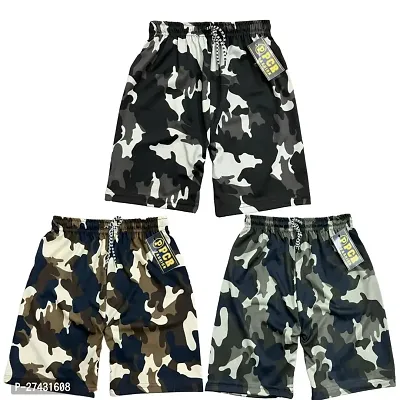 Classic Polyester Printed Shorts for Kids, Pack of 6-thumb3
