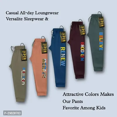 Stylish Polyester Track Pant for Kids Pack Of 5-thumb3