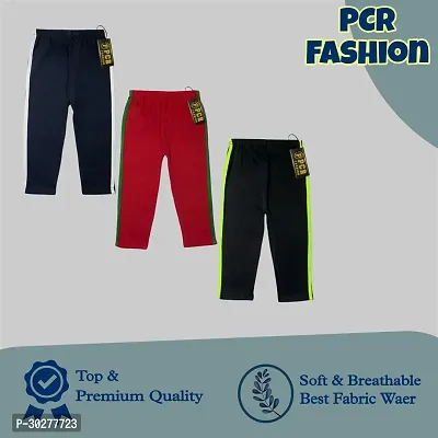 Stylish Cotton Track Pants for Kids Pack of 3