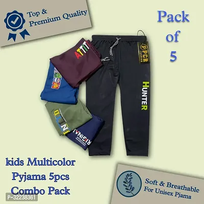 Stylish Polyester Track Pants for Kid, Pack of 5