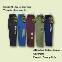 Stylish Polyester Track Pants for Kid, Pack of 5-thumb2