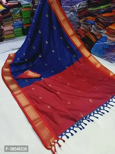 Cottan silk kanjiraram saree for women-thumb0