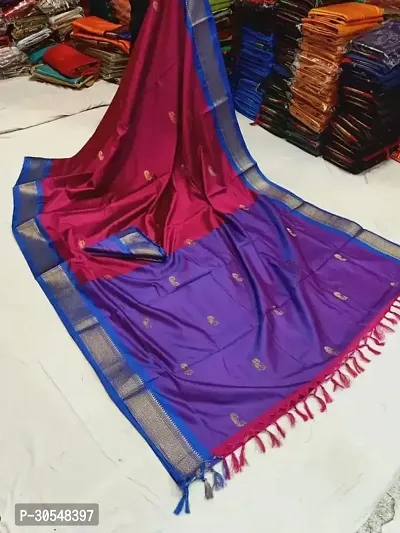 Cottan silk kanjiraram saree for women-thumb0