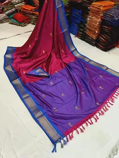 Must Have Cotton Silk Saree with Blouse piece 