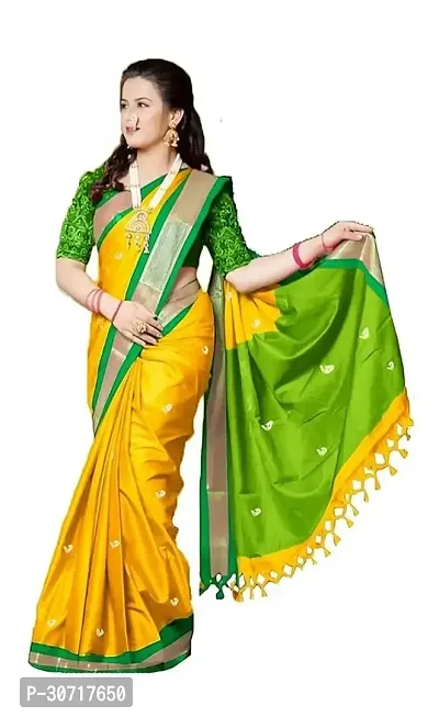 Trendy Art Silk Border Saree For Women