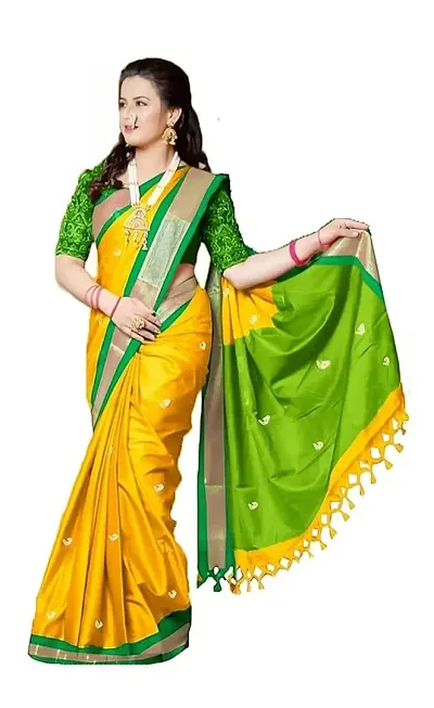 Trendy Art Silk Border Saree For Women