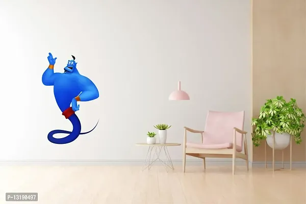 Kamya Home Decor Blue Jenni Wall Sticker (Multicolor PVC Vinyl)-thumb3