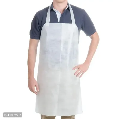 Disposable Non Woven Apron Multi-use Universal fit (White) 10 Pcs. - Sold by Smark-thumb0
