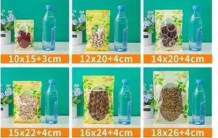 Useful - 70 gm - 50 Pcs Fancy Printed Pouches with Zipper-thumb2