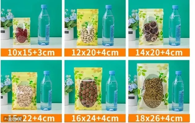 Useful - 70 gm - 50 Pcs Fancy Printed Pouches with Zipper-thumb3