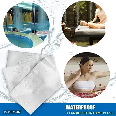 Adaamya Disposable Spa Massage Waterproof Bed Sheets 25 GSM Massage Beauty Salon Bed Table Cover Sheet : 20 Pcs (Blue)-thumb2