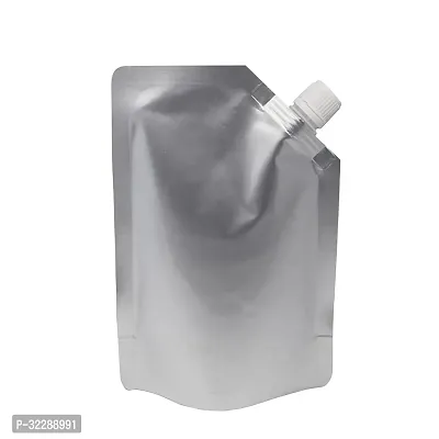 Useful - 200 ML Capacity - 100 Pcs -Aluminum Three Side Seal Pouch for Packing Beverages-thumb3