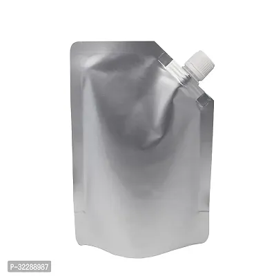 Useful - 125 ML Capacity - 100 Pcs - Aluminum Three Side Seal Spout Pouch for Packing Hot Beverages-thumb3