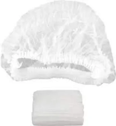 50 Disposable Cap Stretchable Bouffant Caps/Surgical Caps/Cooking Caps (50 Pieces)