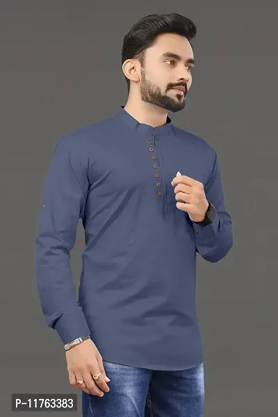 R Creation IRP Men's Pure Cotton Kurta-thumb2