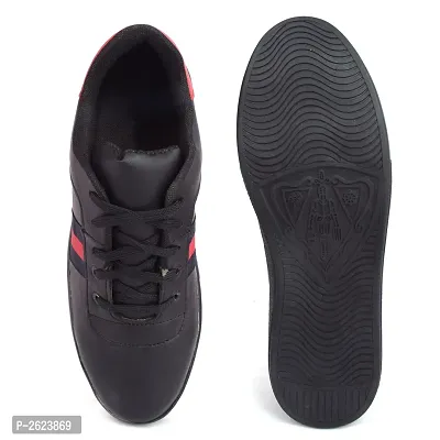 Black Stylish Synthetic Casual Shoes-thumb5