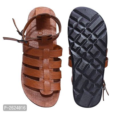 Mens Stylish Casual Sandal In Synthetic Leather-thumb5