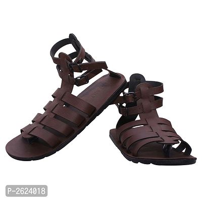 Mens Stylish Casual Sandal In Synthetic Leather-thumb2