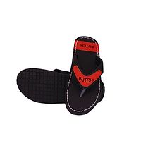 Men's Black Synthetic Leather Stylish Casual Slipper-thumb1