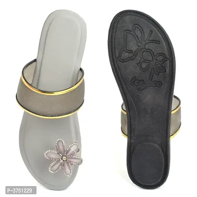 Women's Patent Leather Stylish Slip on Fancy Flat Slippers-thumb5