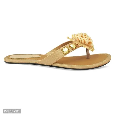 Women's Synthetic Stylish Slip on Fancy Flat Slippers-thumb4