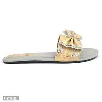 Women's Patent Leather Stylish Slip on Fancy Flat Slippers-thumb1