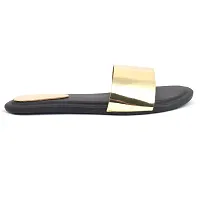 Women's Synthetic Stylish Slip on Fancy Flat Slippers-thumb2