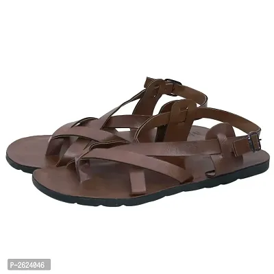 Mens Stylish Casual Sandal In Synthetic Leather-thumb2