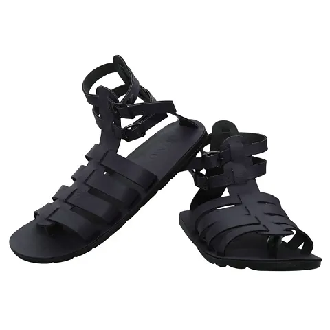 Synthetic Leather Sandals For Men