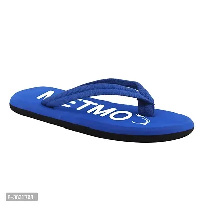 Men's High Fashion Blue Casual Slippers-thumb0